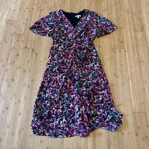 London Style Multicolor Floral Dress